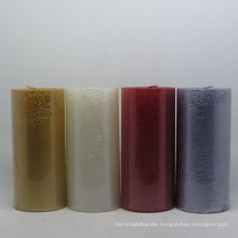 Colored Scented Wedding Decorative Pillar Wax Candle